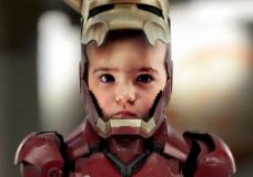 Tony Stark Recast as a Toddler in Iron Baby